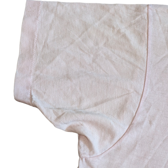 Vintage Single Stitch T Shirt Asheville Greek Festival Light Pink Worn Size L - Picture 5 of 10